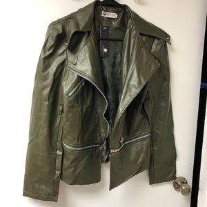 Mofastyle faux leather jacket